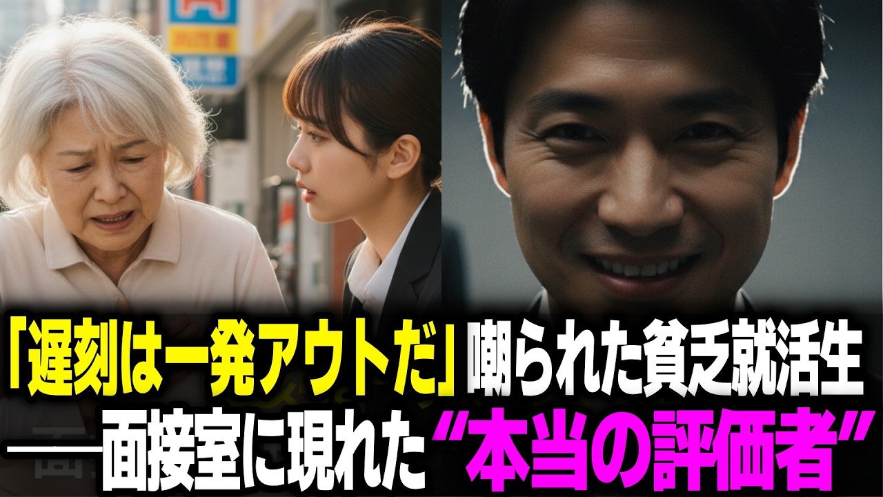 「遅刻は一発アウトだ」嘲られた貧乏就活生──面接室に現れた“本当の評価者”