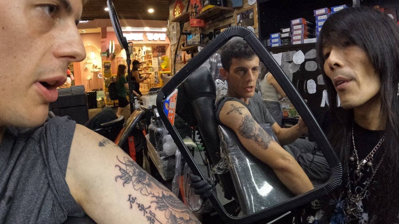 Getting inked on Taiwan's Tattoo Street 🇹🇼