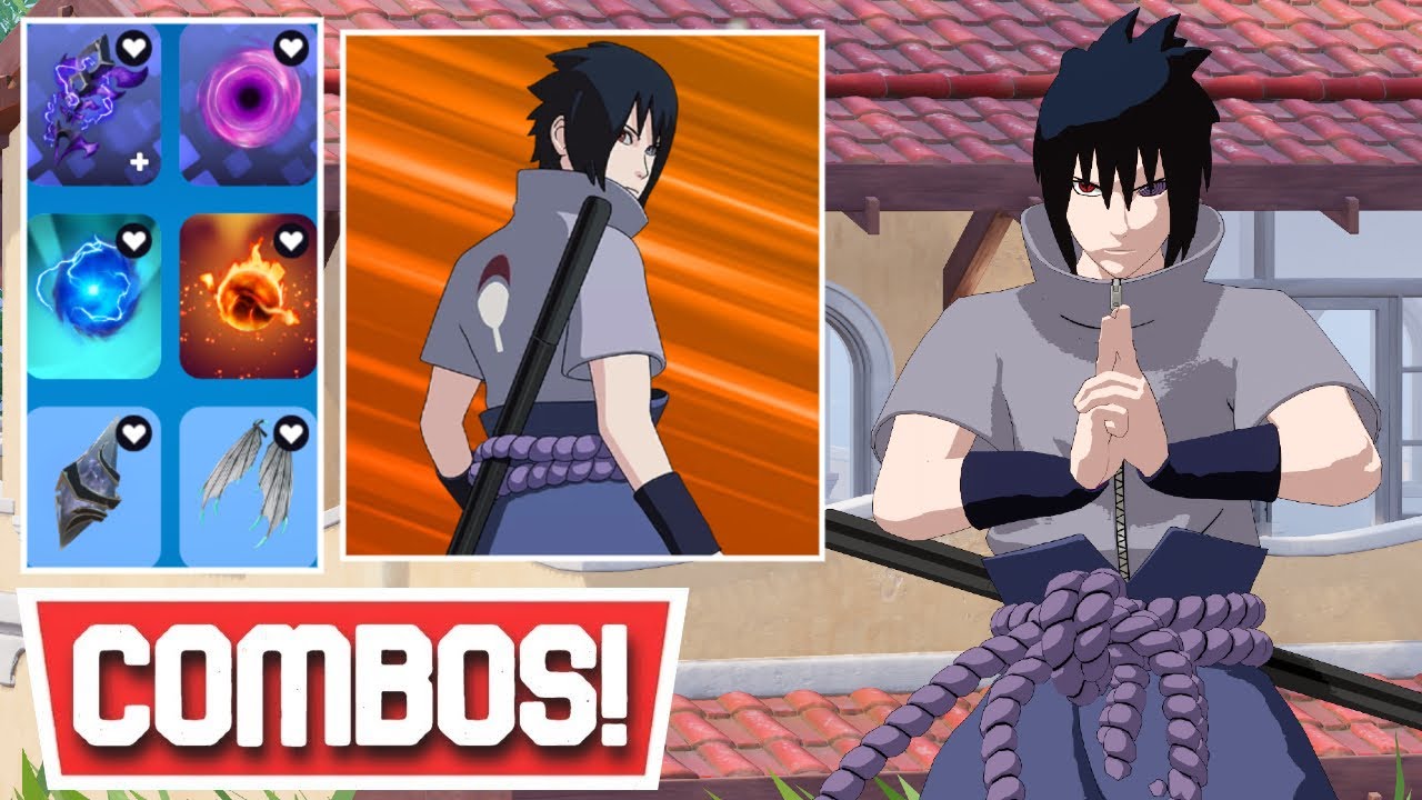BEST SASUKE UCHIHA COMBOS! | Fortnite