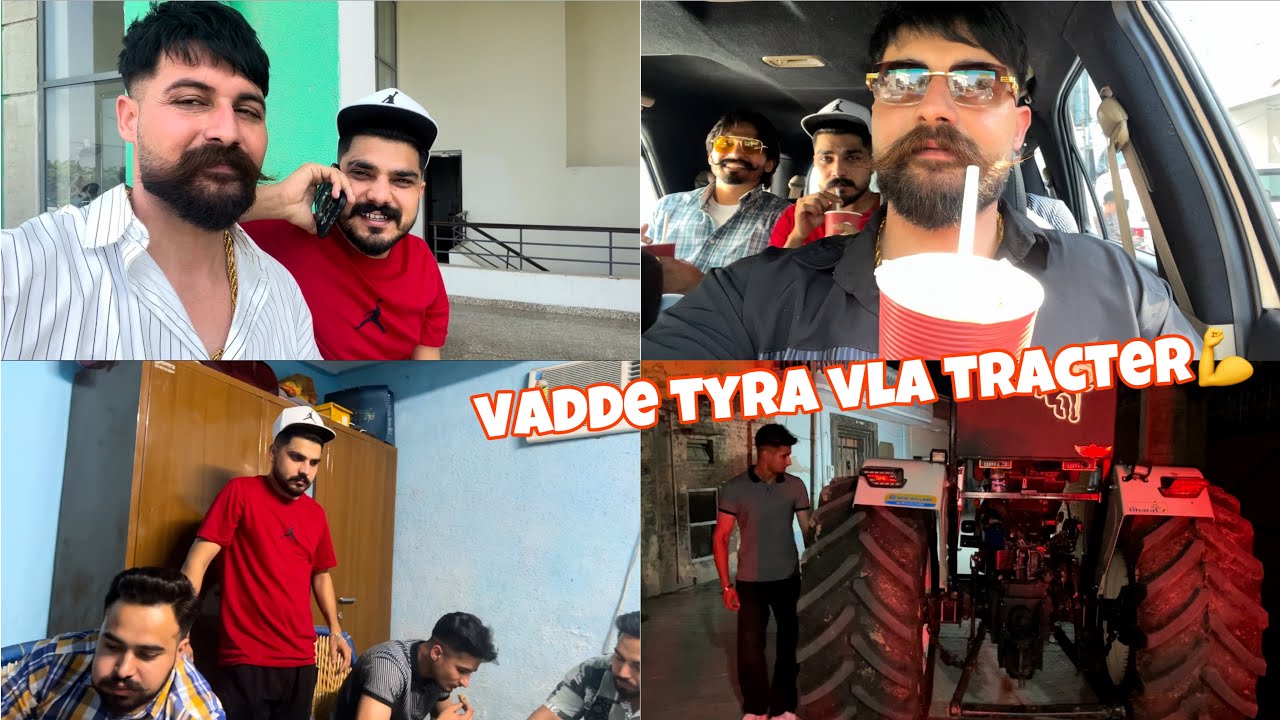 Bhanjeee Ghr ajj Mehfil🥰🥰 | Tracter da Tyre vla ta Sirraaa😍😍 | Dhillonpreet Vlogs