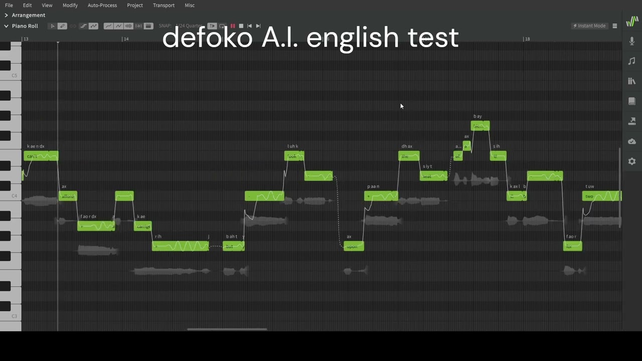 Defoko RVC A.I. english test - Daisy Bell Test