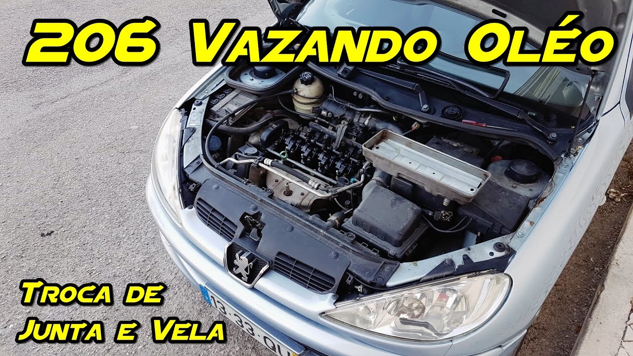 Meu 206 tá vazando oléo, bora trocar a Junta da Tampa Valvula e Velas