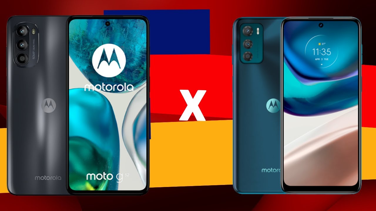 Comparativo Motorola Moto G52 X Moto G42