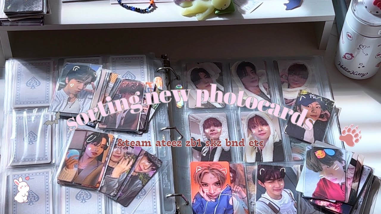 Sorting New Photocards | ENHYPEN SKZ &TEAM ATEEZ etc 