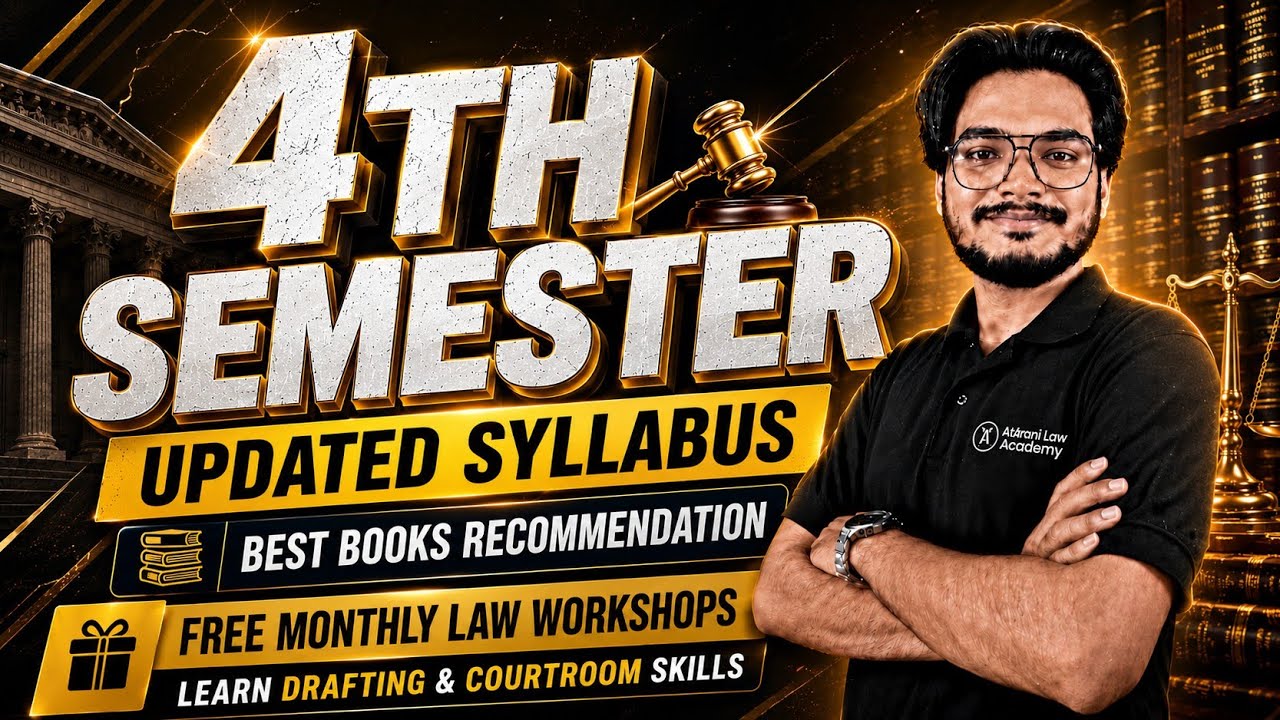 CU BA LLB 4TH SEMESTER UPDATED SYLLABUS | FREE LAW WORKSHOPS 🔥