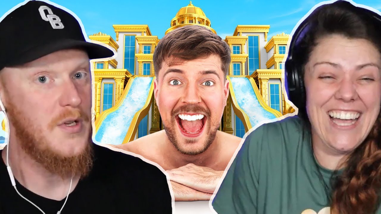 COUPLE React to #mrbeast $1 vs $250,000 Vacation | OFFICE BLOKE DAVE