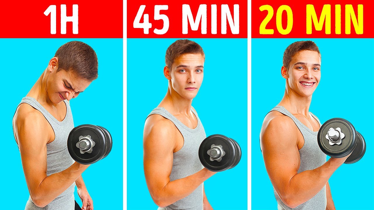 Eine Möglichkeit, mit weniger Training mehr Muskeln aufzubauen — Geheimnisse von Fitnesstrainern
