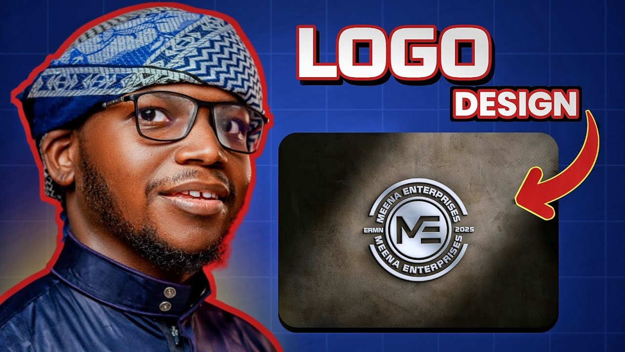 Yadda ake Hada Logo irin wannan, How to Design a Logo. (Pixellab) 