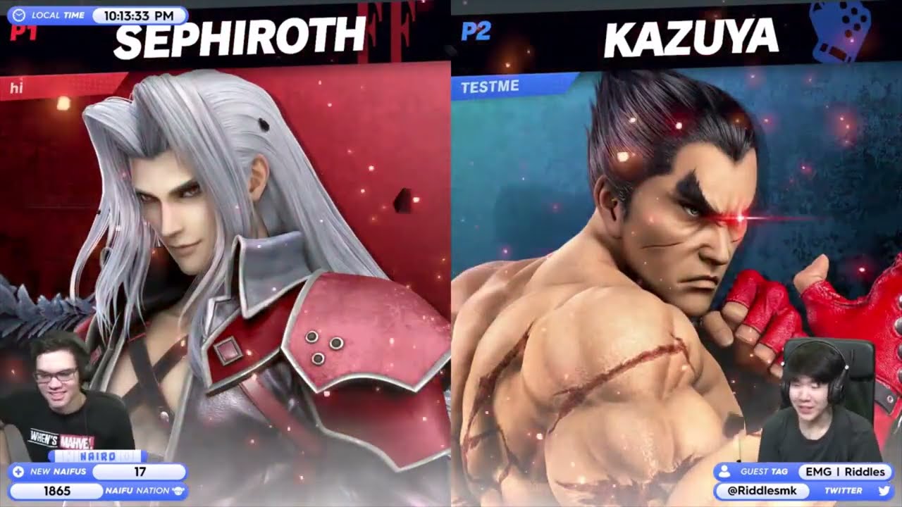 Riddles (Kazuya) vs Nairo (Sephiroth) | Mar' 22