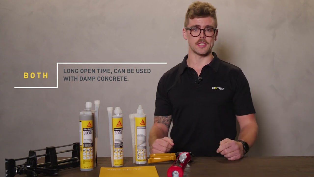 Chemical Anchoring - 5 minutes on Sika AnchorFix