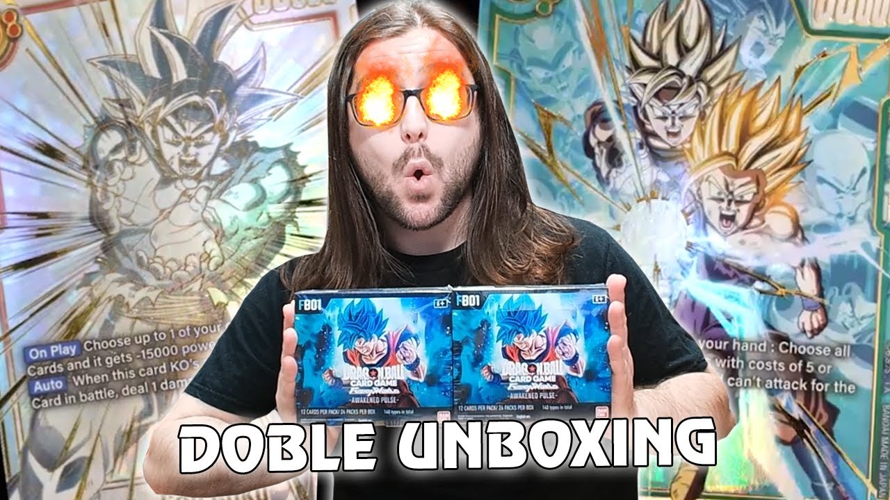 DOBLE UNBOXING! 😱 Dragon Ball Super Card Game Fusion World Awakened Pulse | FS01