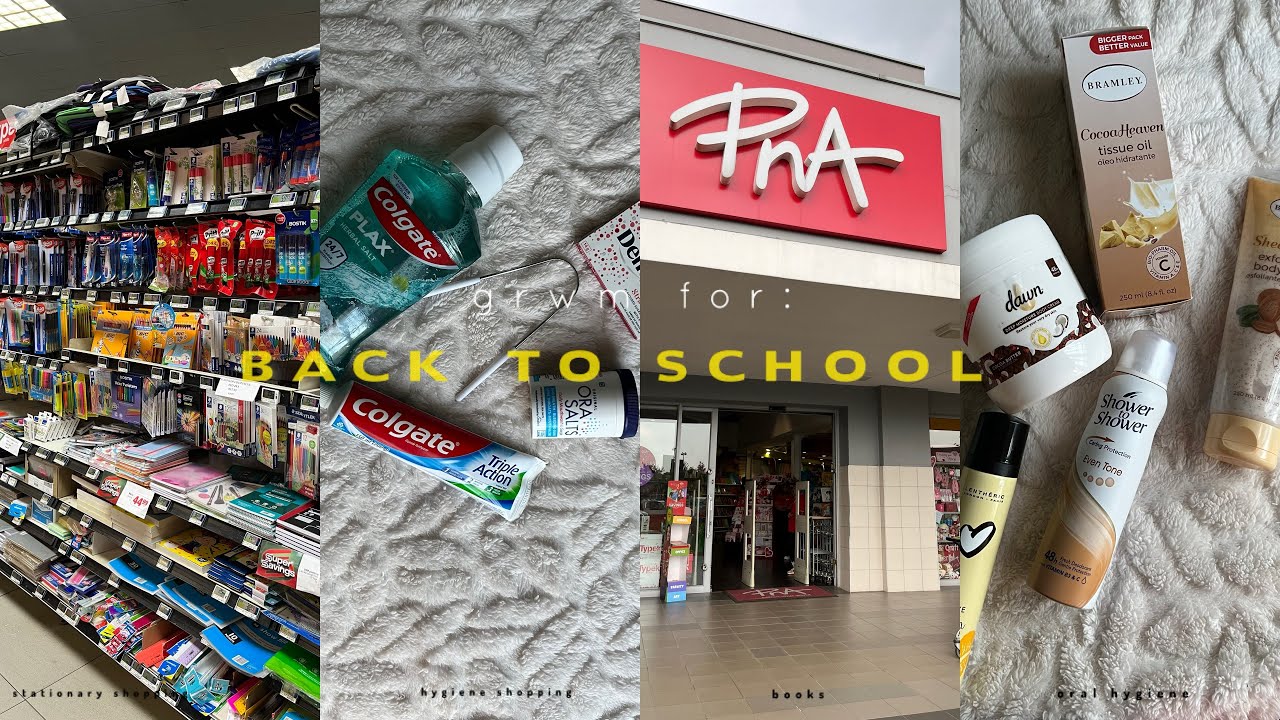 Grwm for : back to school/Ep 2 (shopping, hauls, new uniform etc) SOUTH AFRICAN YOUTUBER 