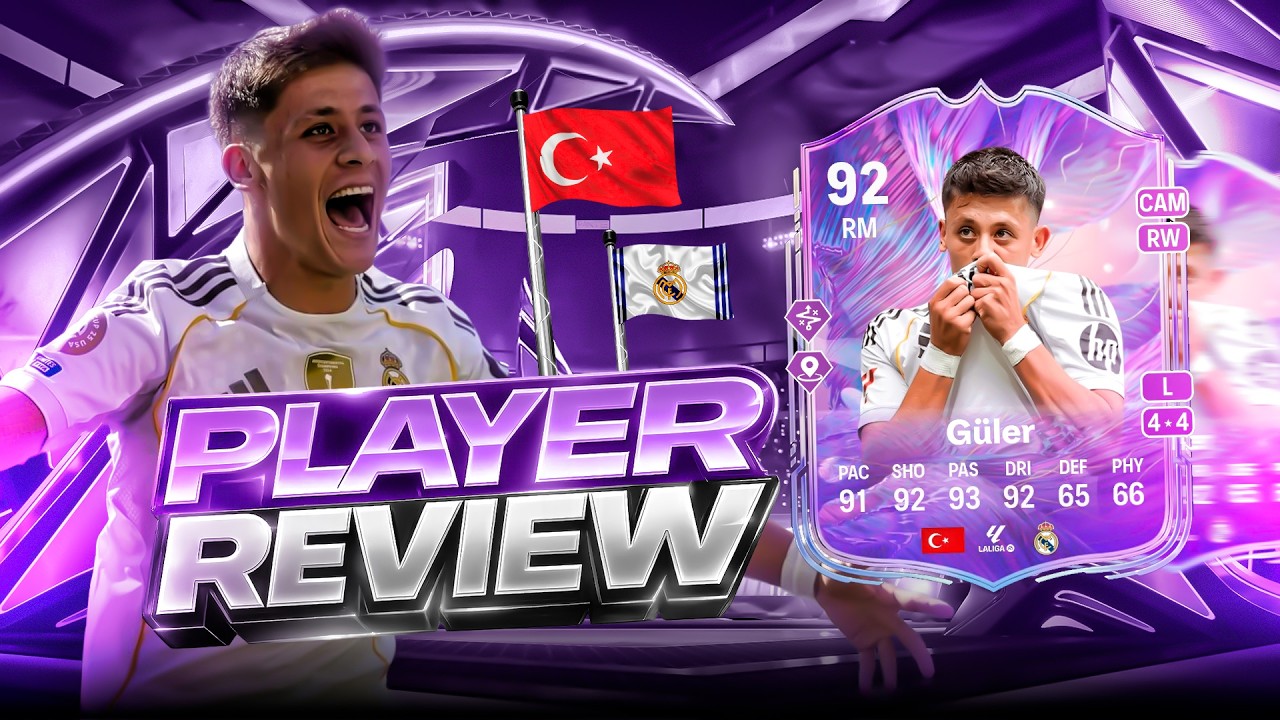 Обзор игрока 92 FANTASY FC Гюлера - EA FC 26 ULTIMATE TEAM