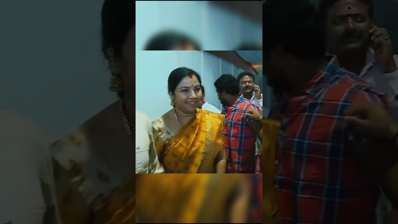 See how Taramma arrived at Shivarajkumar's daughter's wedding 😱👀✨