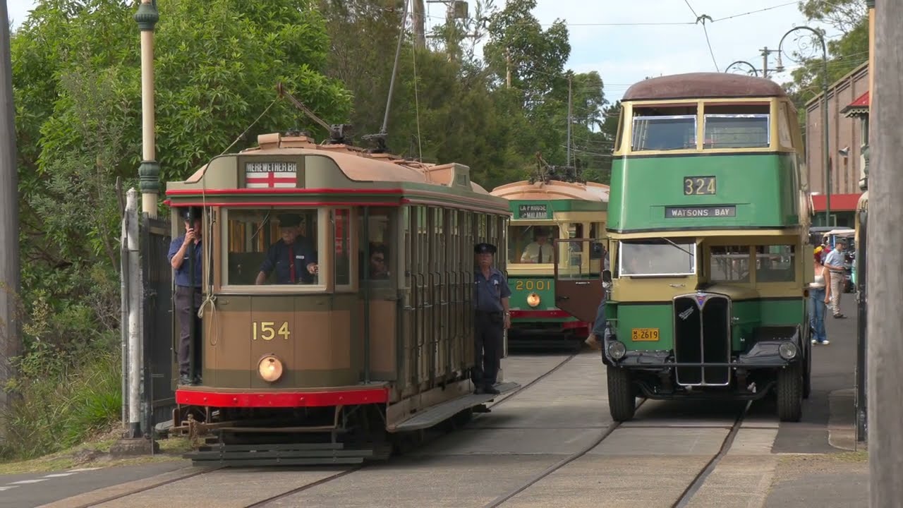 2023 Vintage Tramway Festival at the Sydney Tramway Museum - 4K HDR