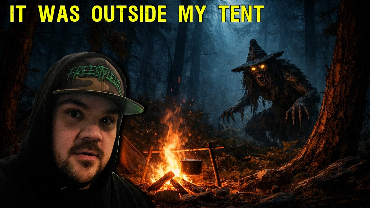 Something was OUTSIDE of my TENT! - TERRIFYING NIGHT of CAMPING!