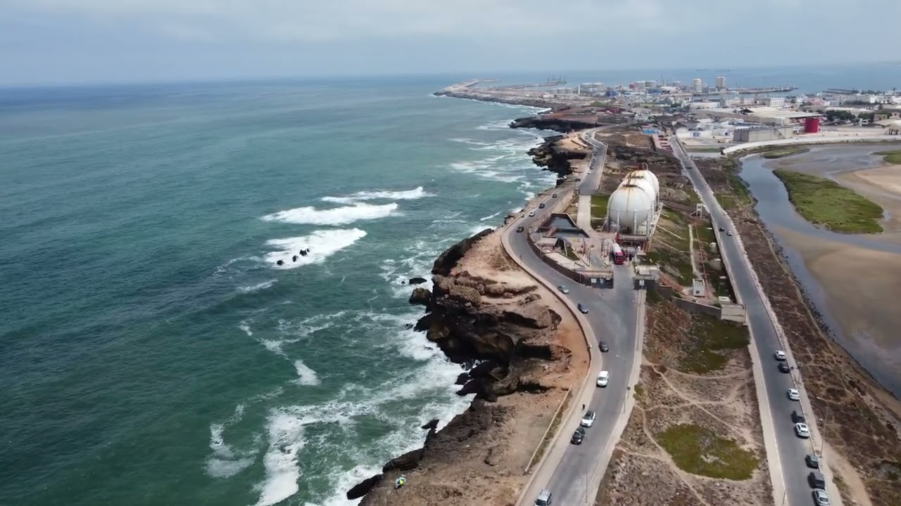 La Falaise Mohammedia 4K شاطئ المركز  لفاليزالمحمدية