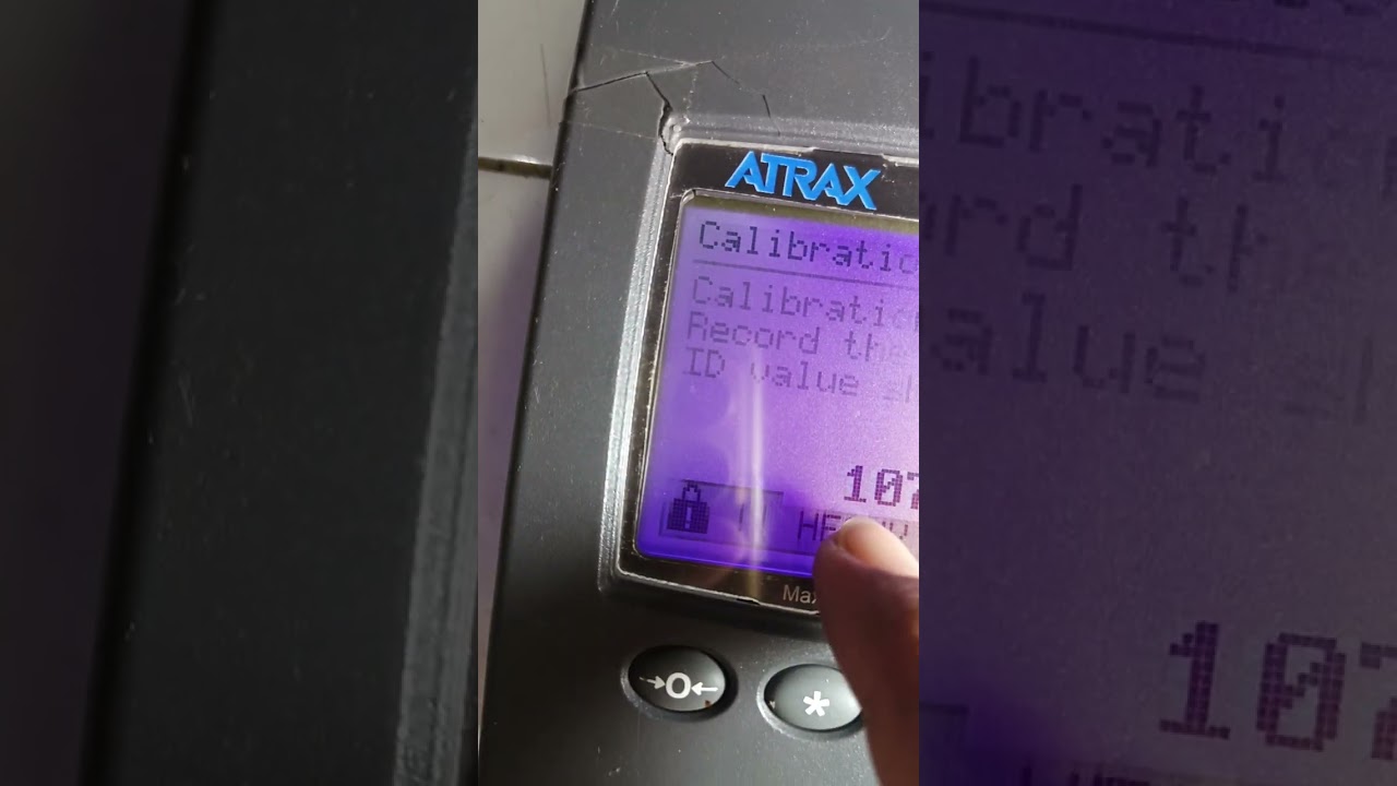 ATRAX OP-960 Calibration Kalibrasi Cap 150.0kg d=0.1  Timbangan bagasi penumpang di airport.
