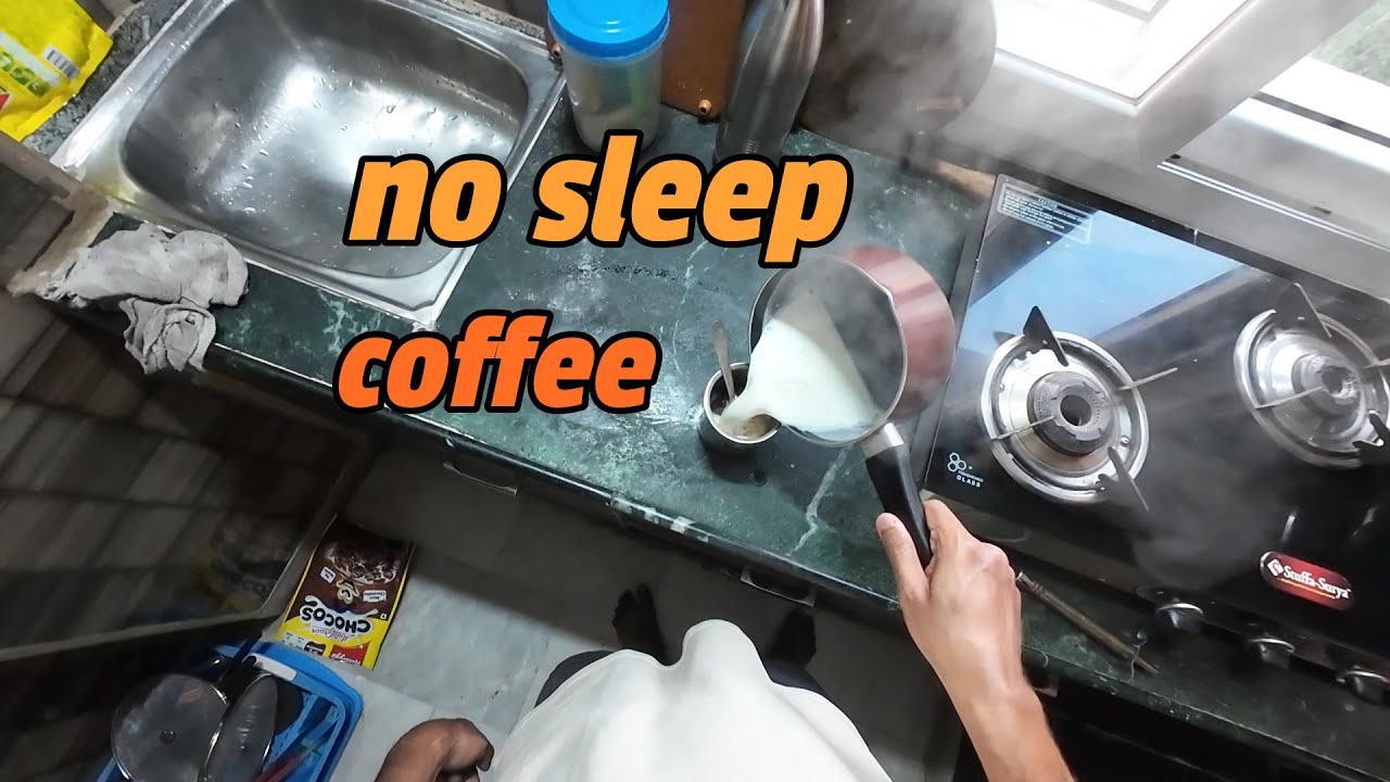 ASMR | How to make no sleep coffee without coffee machine | POV Cooking | 🇮🇳