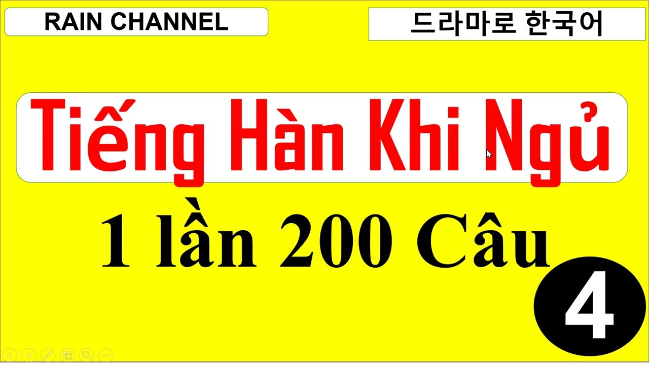 #4Tự học200 câu tiếng Hàn  Quốc khi ngủ giao tiếp hàng  ngày cơ bản sơ cấp trung cấp nhập môn online