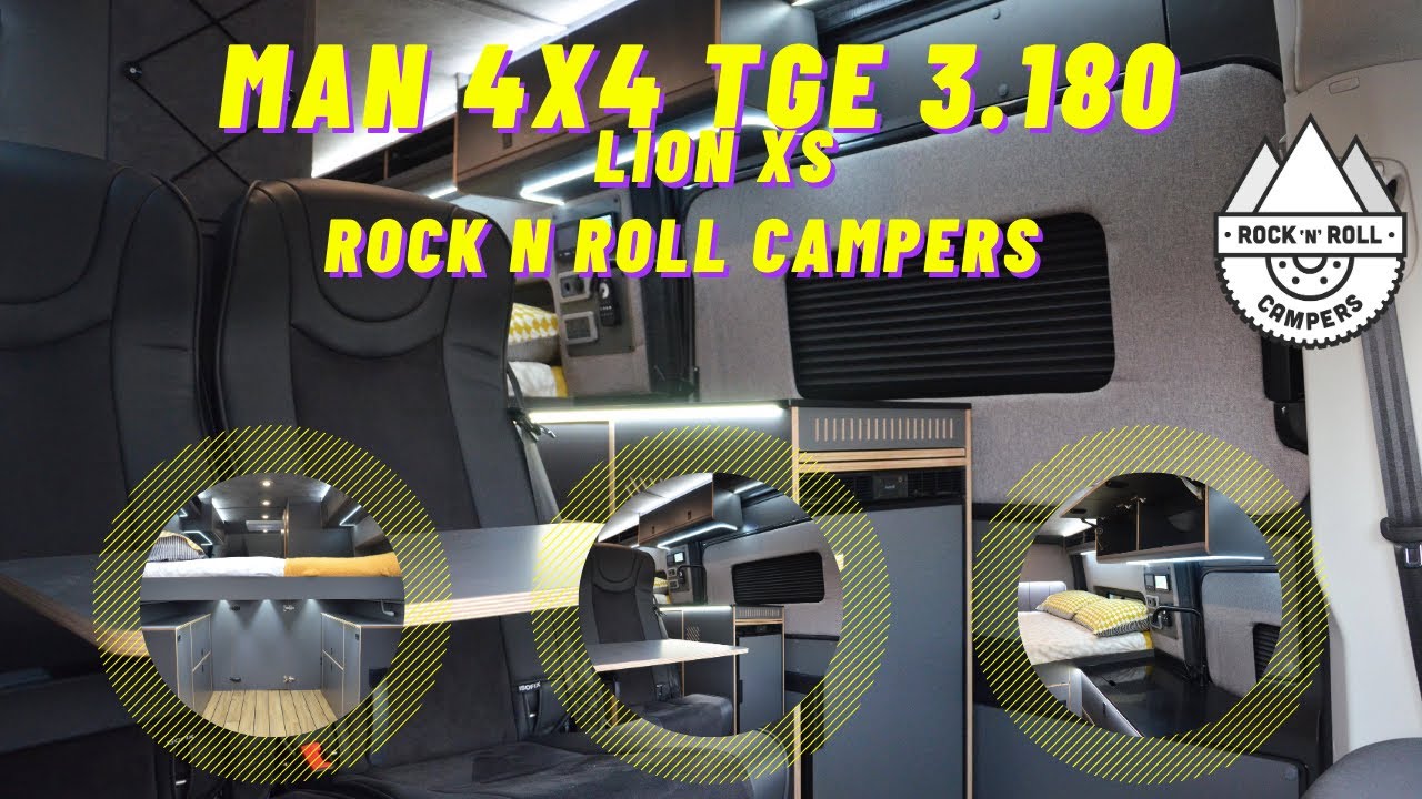4x4 MAN TGE 3 180 Lion XS UK Van Conversion | Quality Campervan Conversion | Rock N Roll Campers