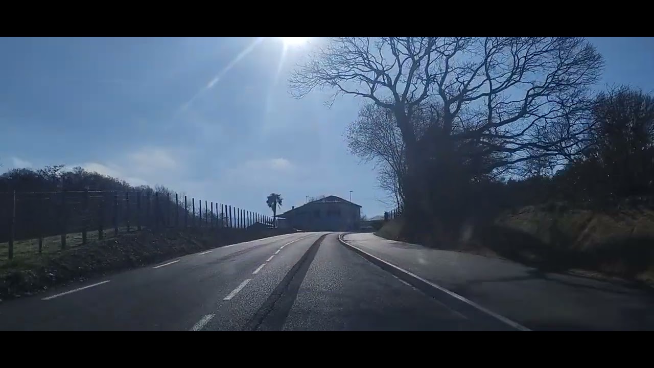 Driving St Pée sur Nivelle, Cherchebruit (Pays Basque) France