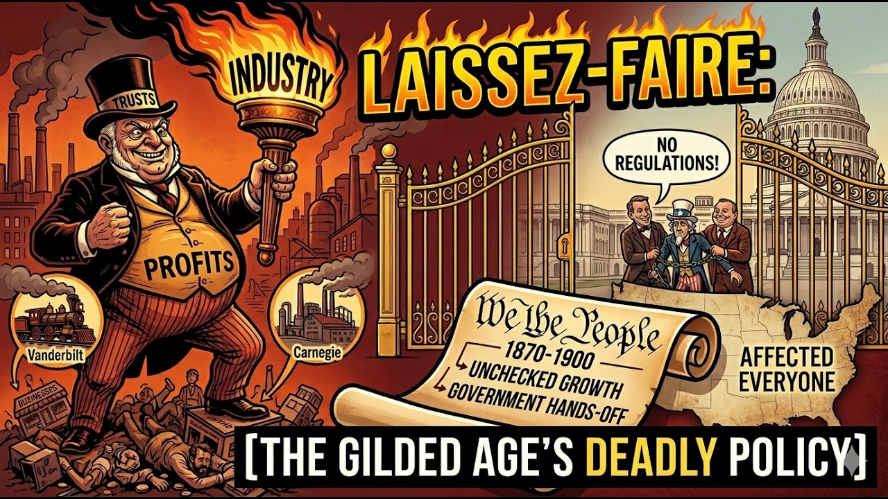 Laissez-Faire in the Gilded Age: How Hands-Off Government Shaped Big Business
