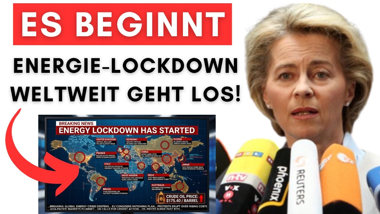 Energie-Lockdown beginnt + Israel greift Atomwaffen-Lager im Iran an + &Ouml;l demn&auml;chst bei 175$!