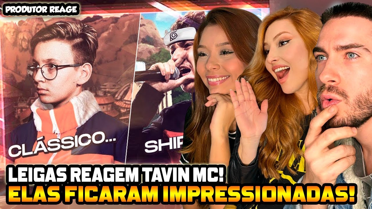 (ELAS GOSTARAM?) LEIGOS REAGEM TAVIN, o NARUTO das BATALHAS DE RIMA!! 🍥