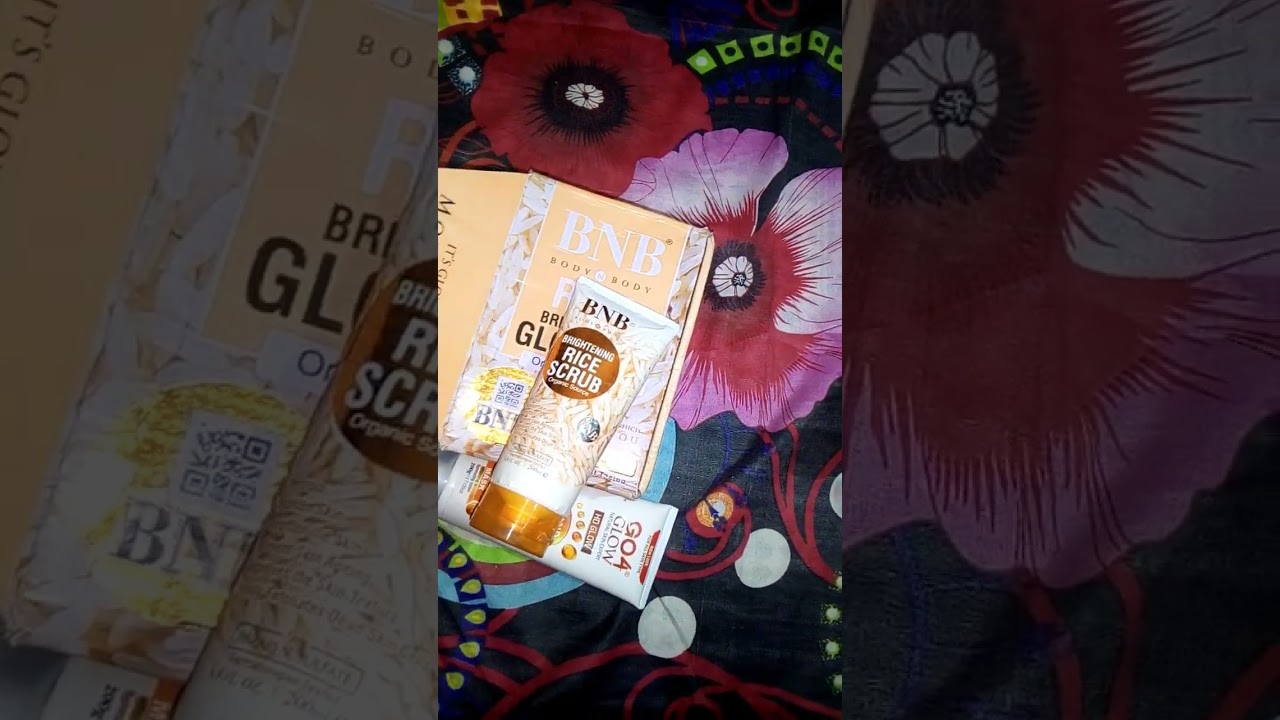 BNB Rice Brightening Skin Glow Kit Unboxing #shorts #bnb