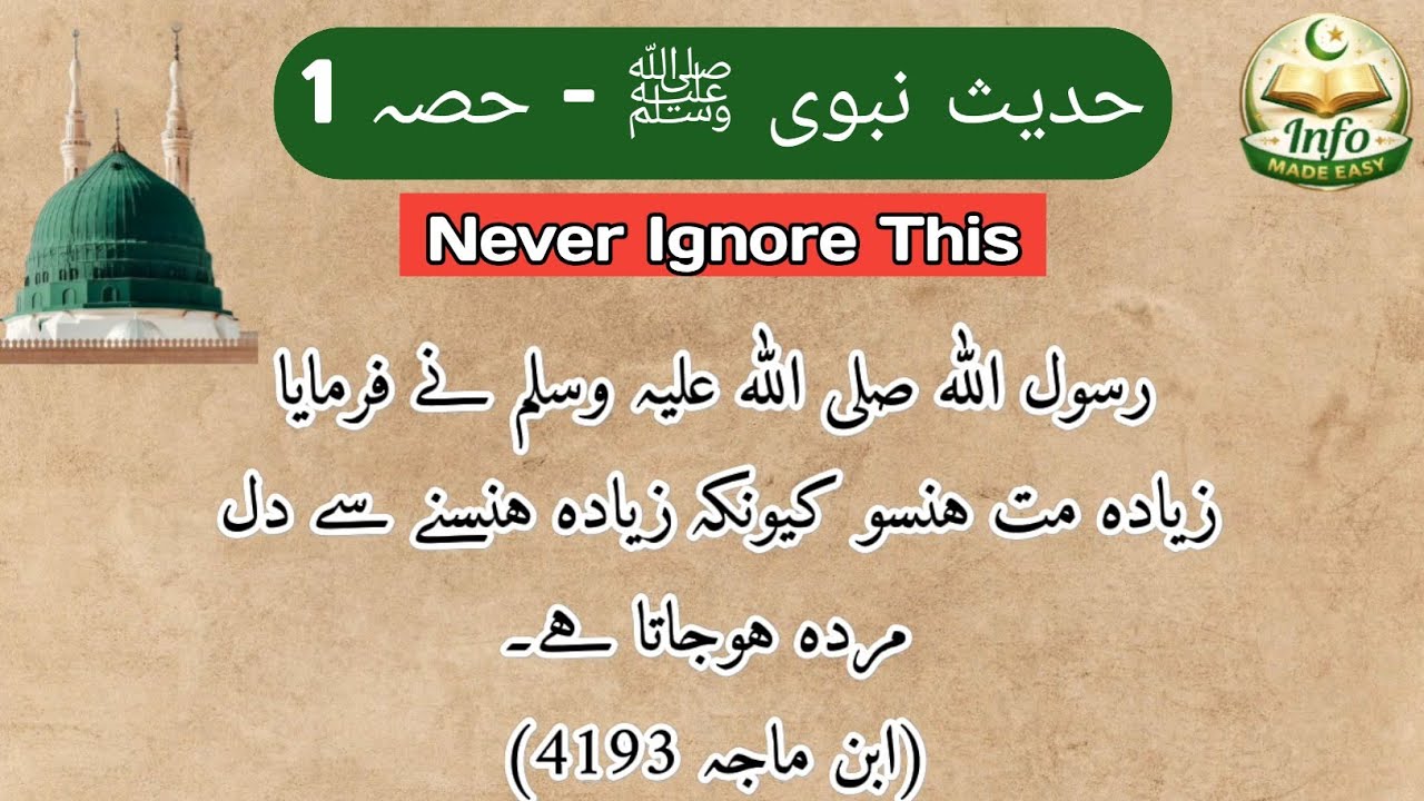 Powerful Hadith-e-Nabwi ﷺ from Authentic Sources | Life-Changing Message (Part 1)