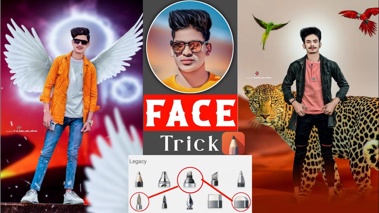 Rd Debu New CB Photo Editing | Face Trick | in Sketchbook | APM Editor