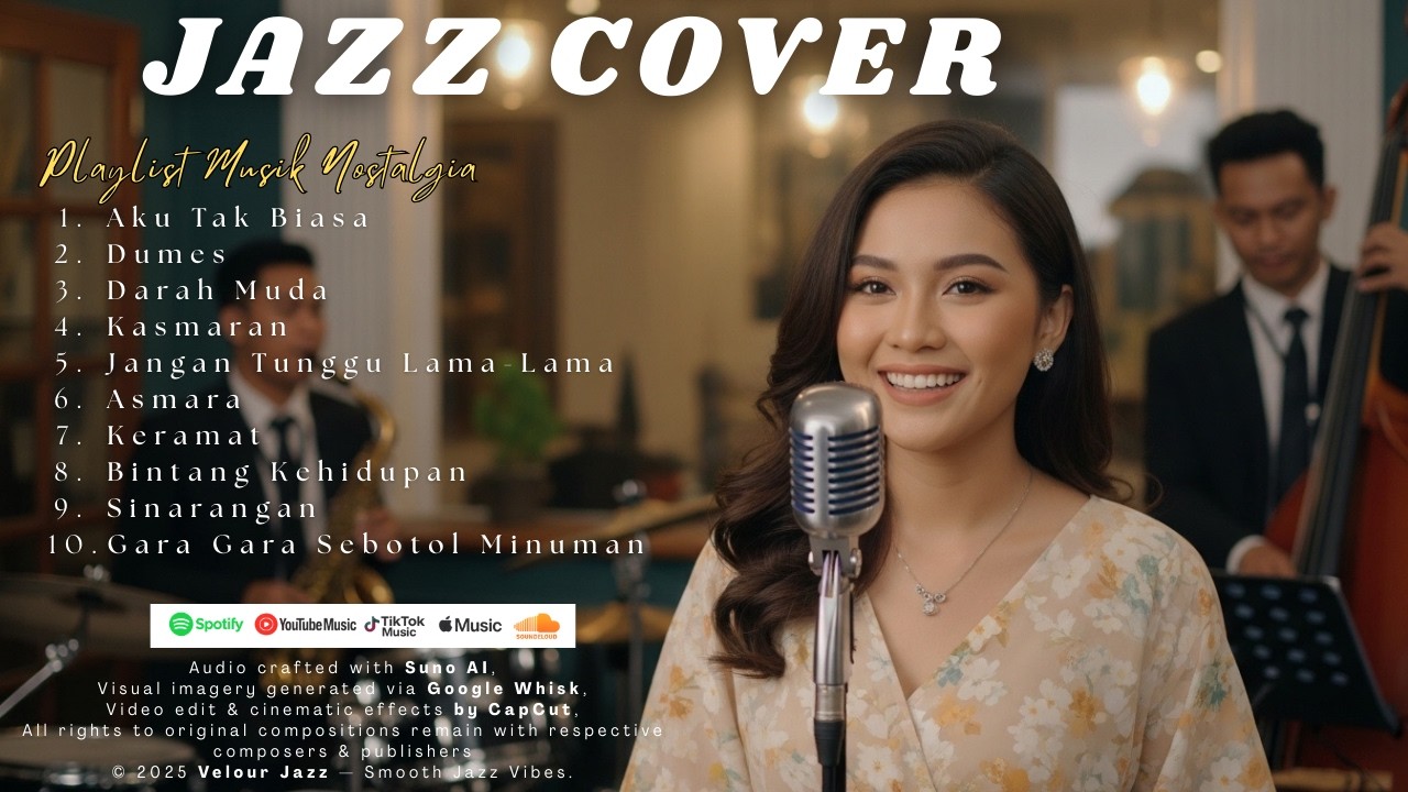 Cover Jazz Fusion Lagu Indonesia Paling Populer | Playlist Jazz Pop Indonesia Santai