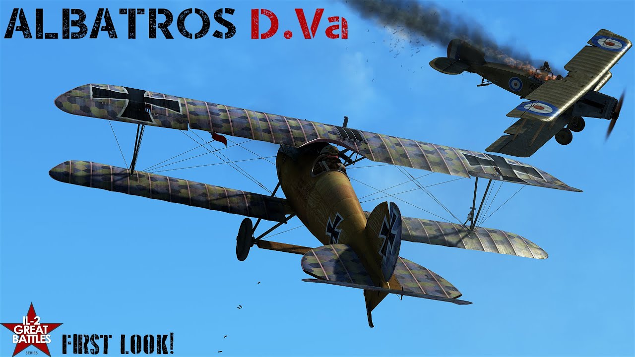 ALBATROS D.Va || FIRST LOOK! || IL-2 Great Battles - Flying Circus
