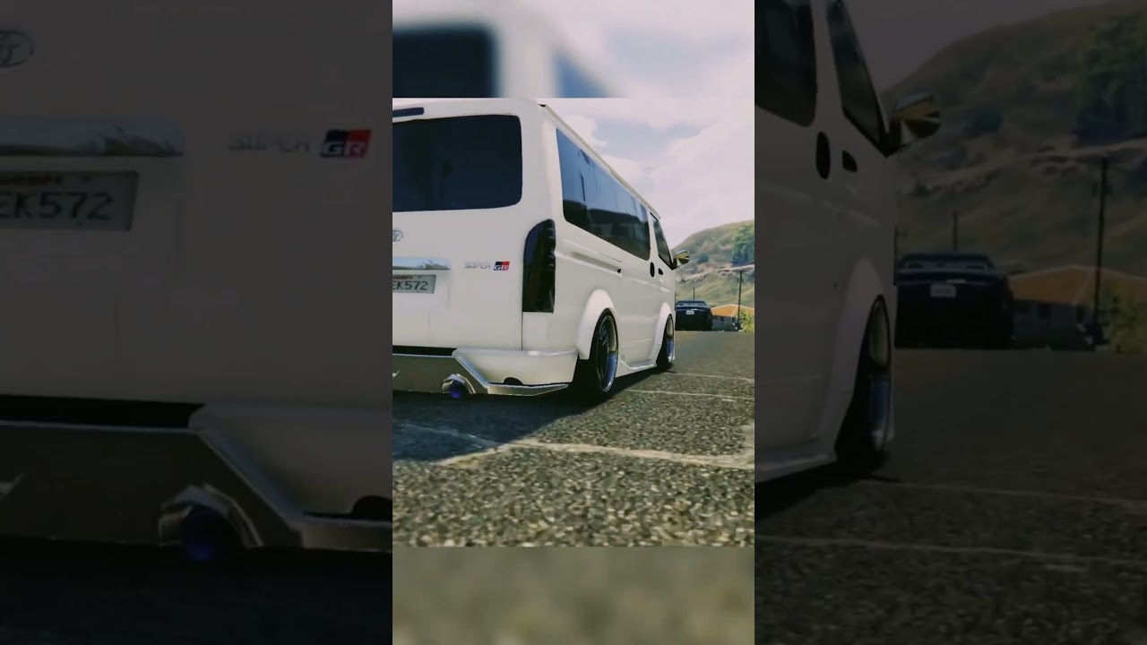 GTA V Toyota KDH Van Gameplay - Realistic Van Mod Showcase! 