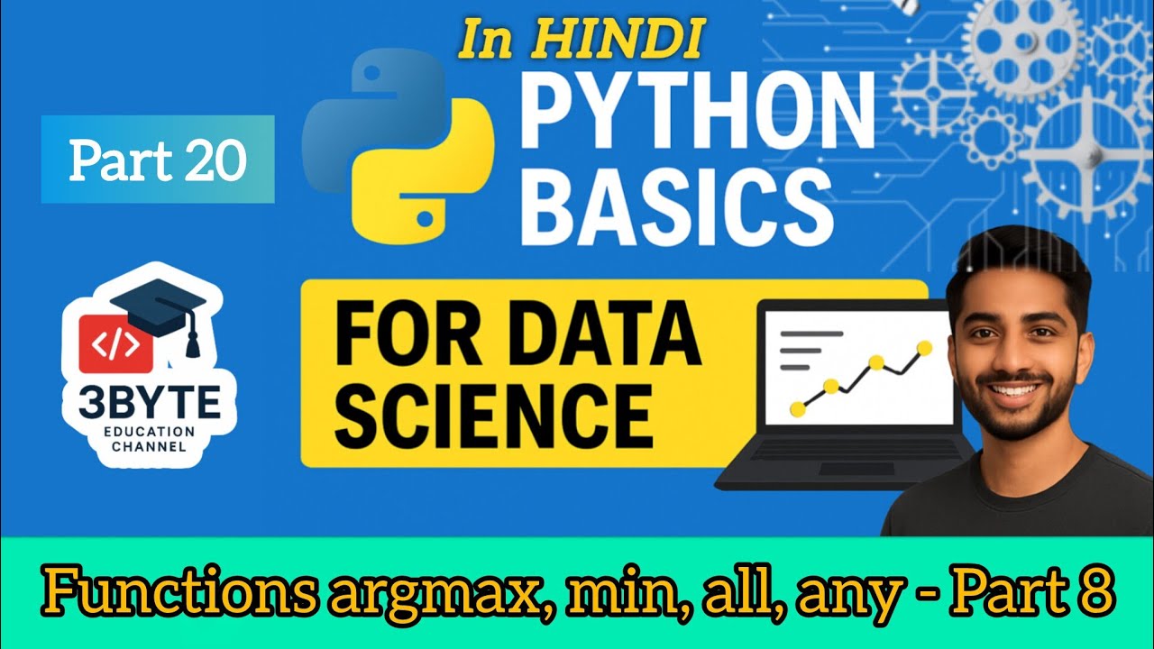 NumPy Finding Functions Explained | argmax, argmin, min, all, any with Examples for Data Science