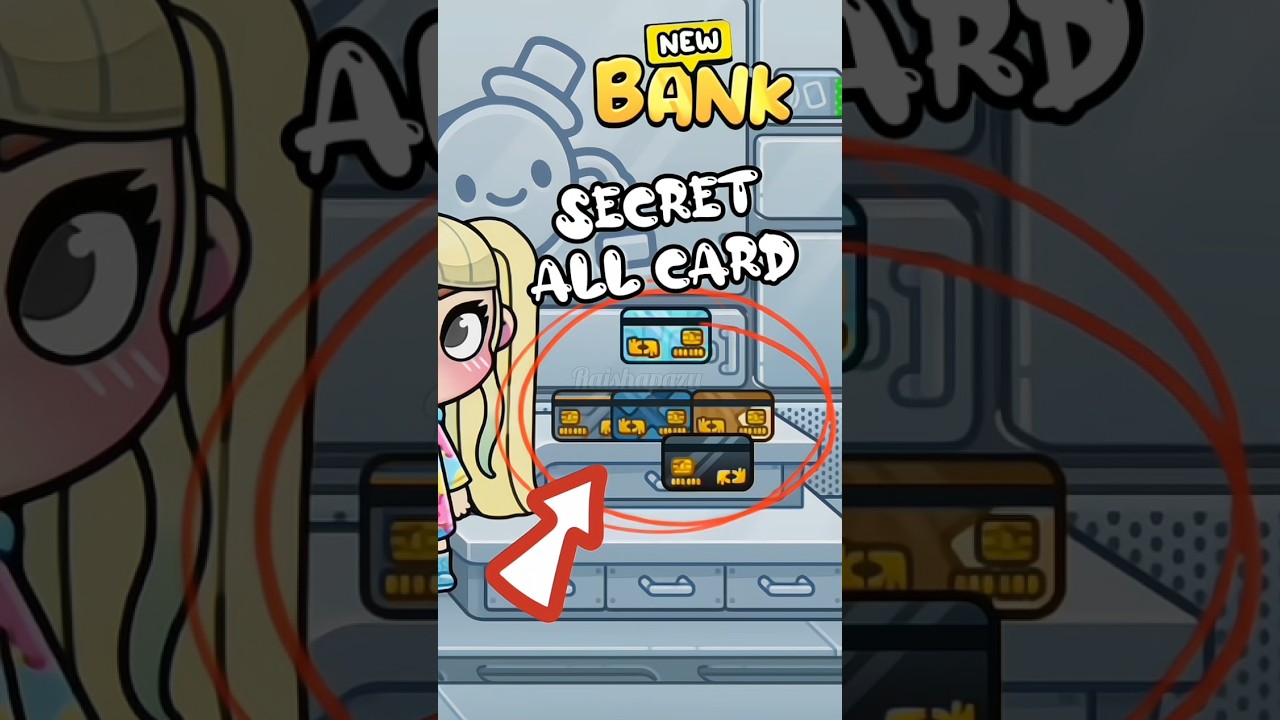 Avatar World New Update Secret All Free Card In Bank 🏦 #avatarworld #pazu #pazugames #shorts