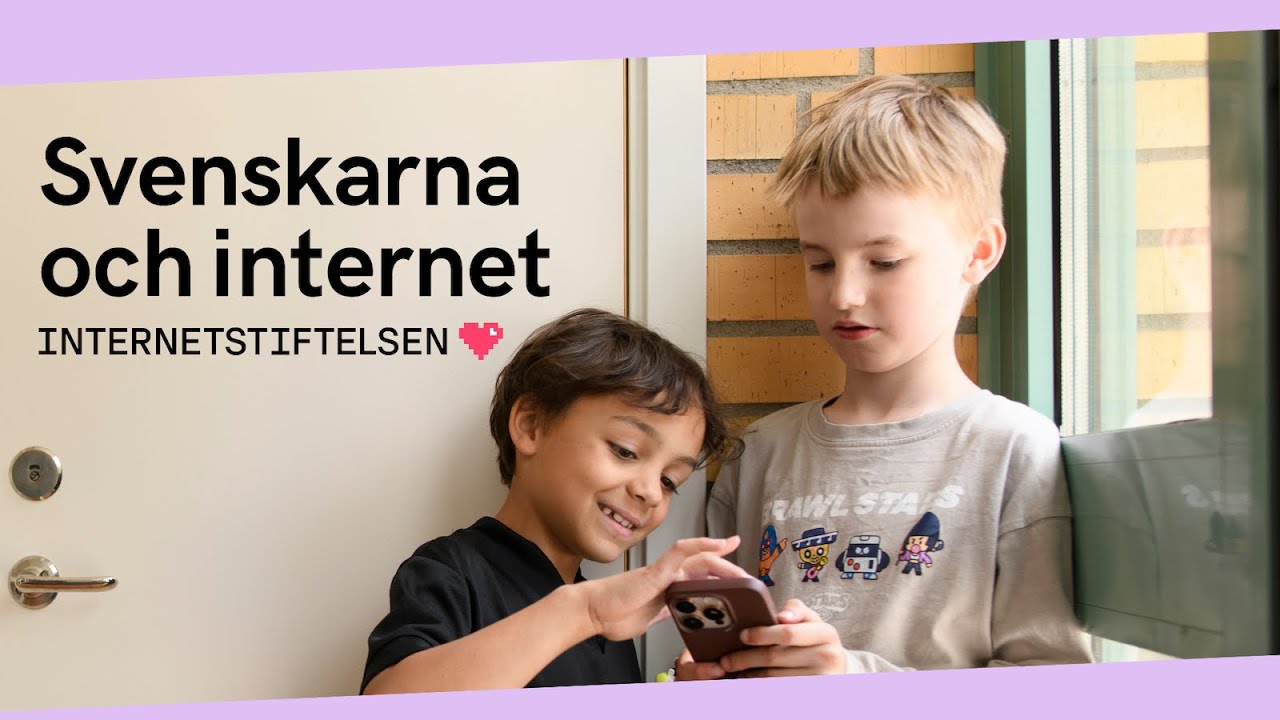 Barnen och internet 2025 – presentation | Internetstiftelsen