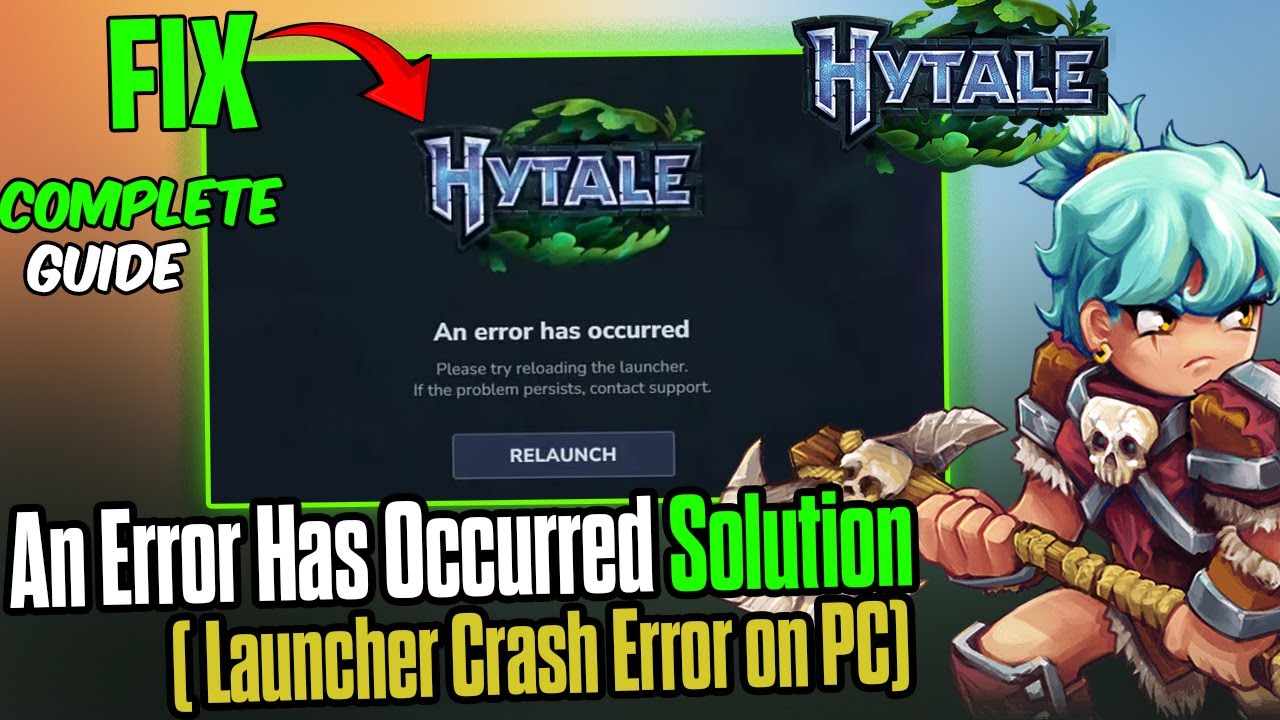 🔥 Fix HYTALE Launcher Error | Please Try Reloading the Launcher 🛠️