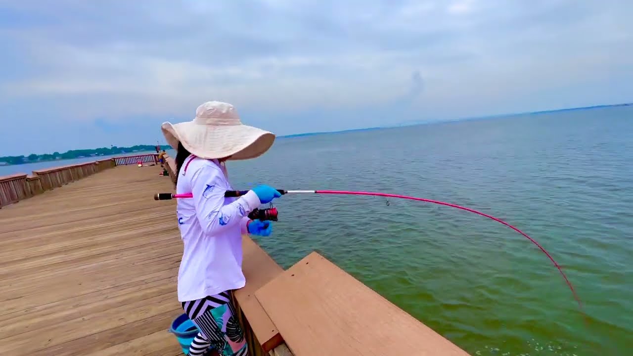 Fishing & Crabbing at Fort Smallwood Park, Maryland | 2023