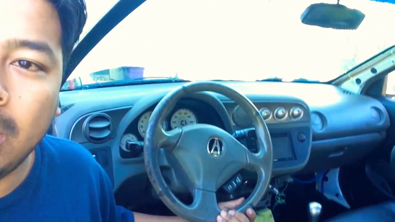 Removing Acura RSX dashboard DIY complete interior black