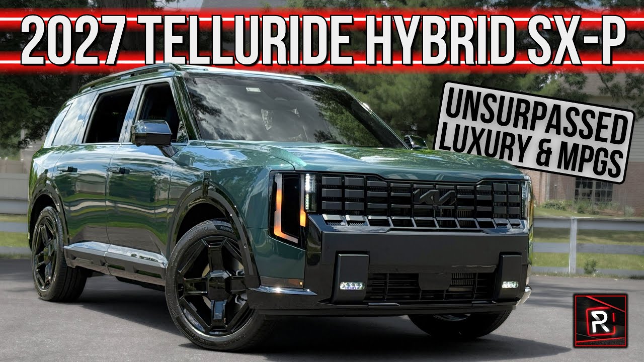 Лучший трехрядный семейный внедорожник? | Kia Telluride SX Prestige X-Line Hybrid 2027 года | Под...