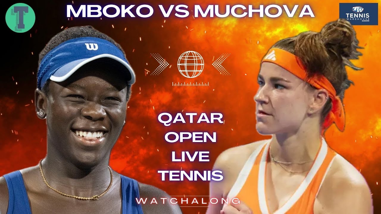 Victoria Mboko vs Karolina Muchova | WTA Doha 2026 Final | Qatar Open | LIVE TENNIS WATCHALONG