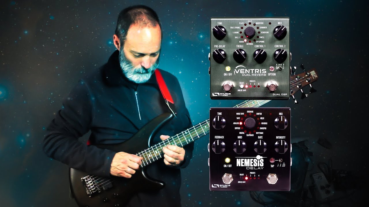 I am Loving the Source Audio Ventris and Nemesis! (Ibanez SRC6)