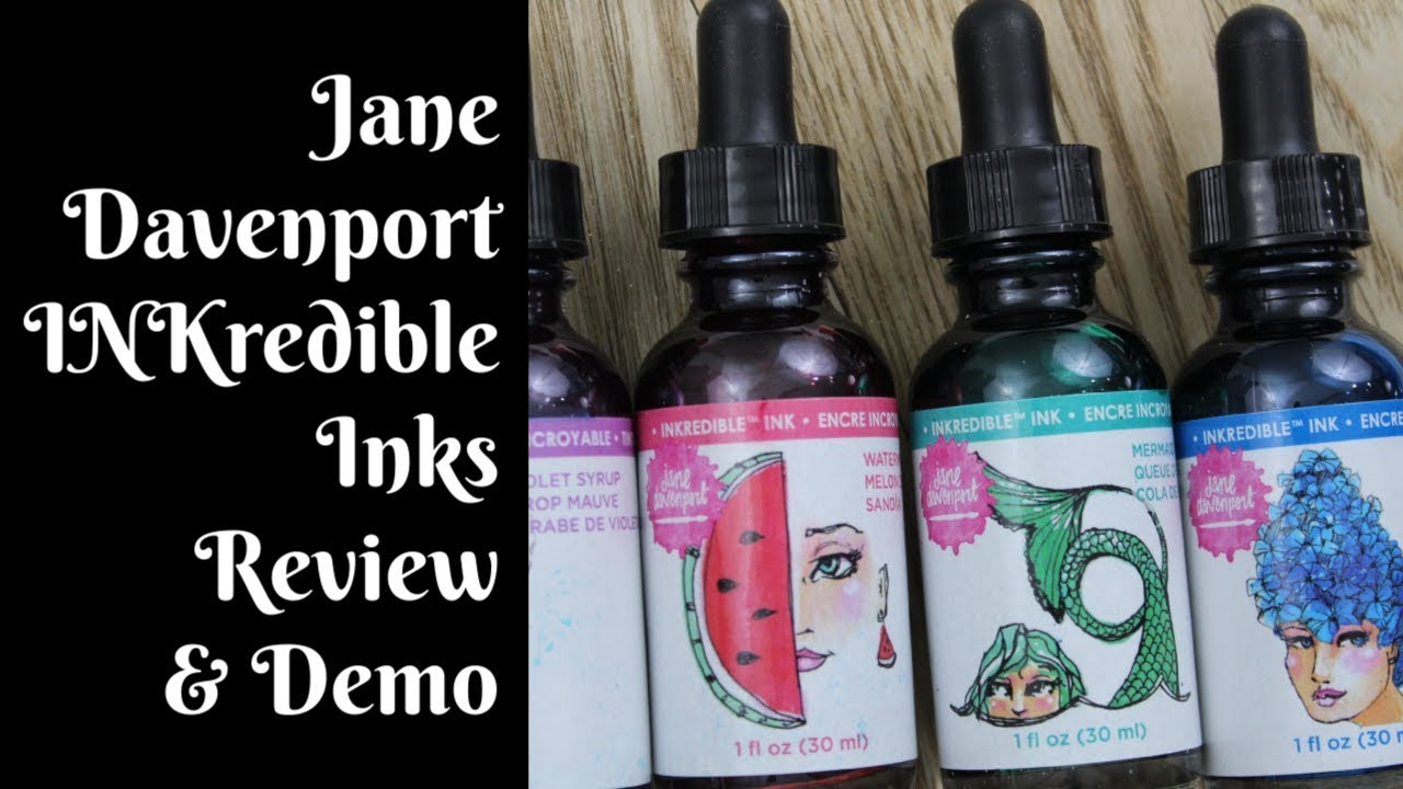 Jane Davenport INKredible Inks- Review & Demo
