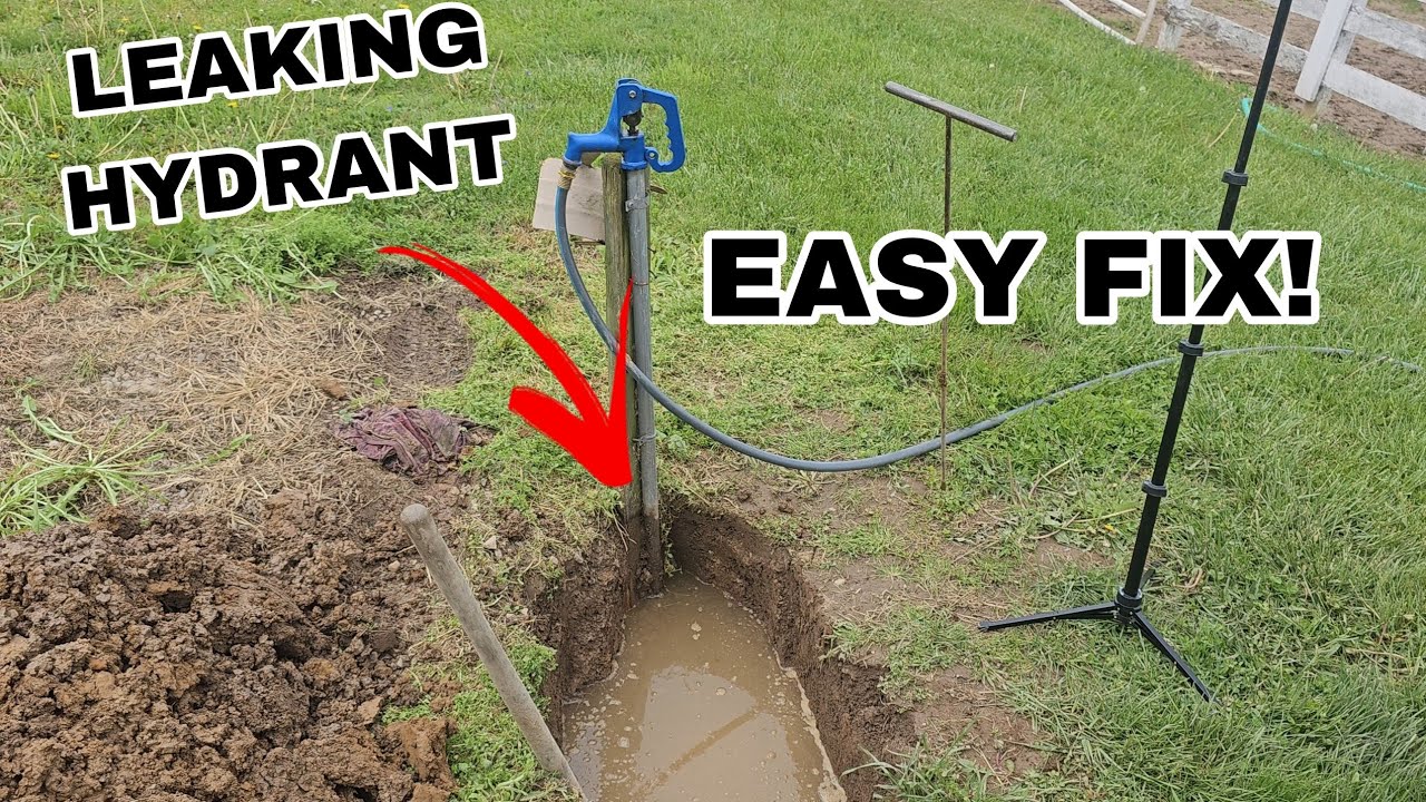 How To Replace A Leaking Yard Hydrant (Daily Excavation)