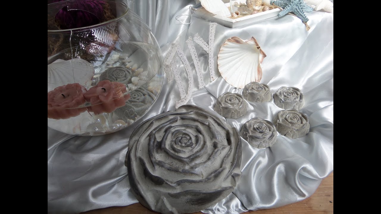 DIY-BETON: zauberhafte Shabby Chic - ANTIKE-Rosen einfach selbst gemacht :))