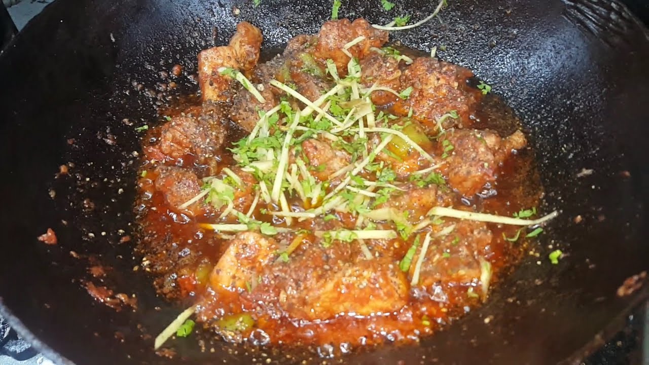Charsi Chicken Karahi Street Style Recipe.