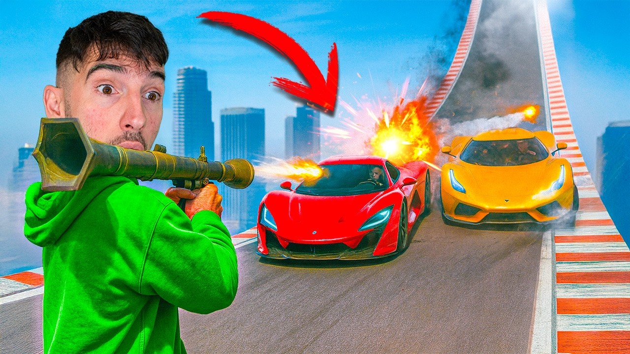 COCHES PRO VS MISILES NOOB JAJAJA GTA 5 ONLINE !!