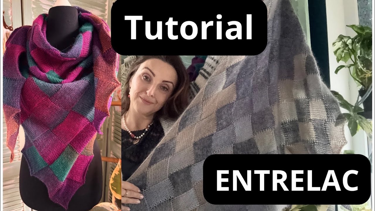 Entrelac-tutorial 25 zr&oacute;b go ze mną krok po kroku